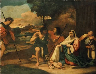 Adoration of the Shepherds, Pre-conservation, 1510